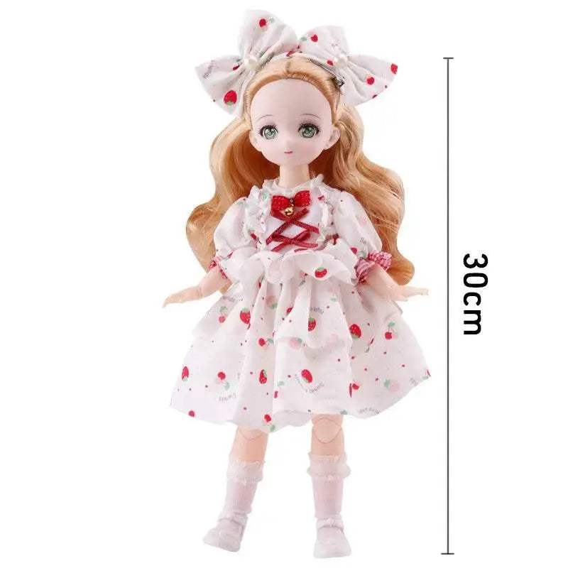Fashion 30cm 1/6 Anime Bjd Doll Dress Up Accessories Suit - ToylandEU
