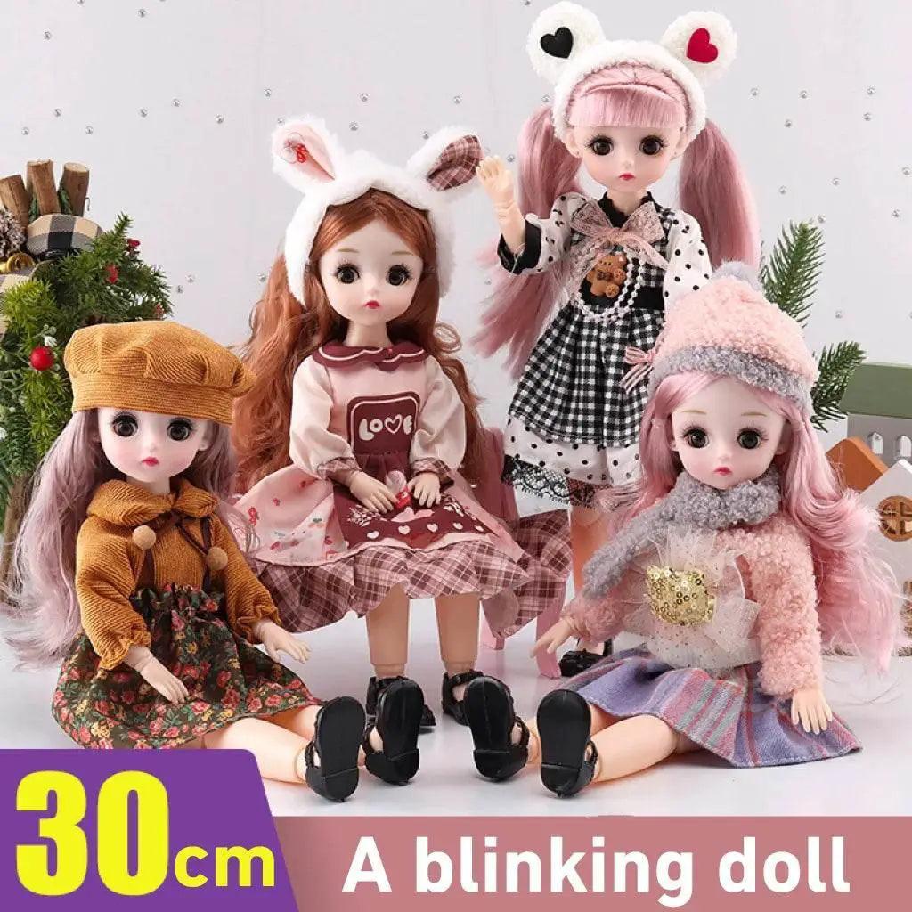  Fashion 30cm 1/6 Anime Bjd Doll Dress Up Toy Gift Kawaii -  ToylandEU™
