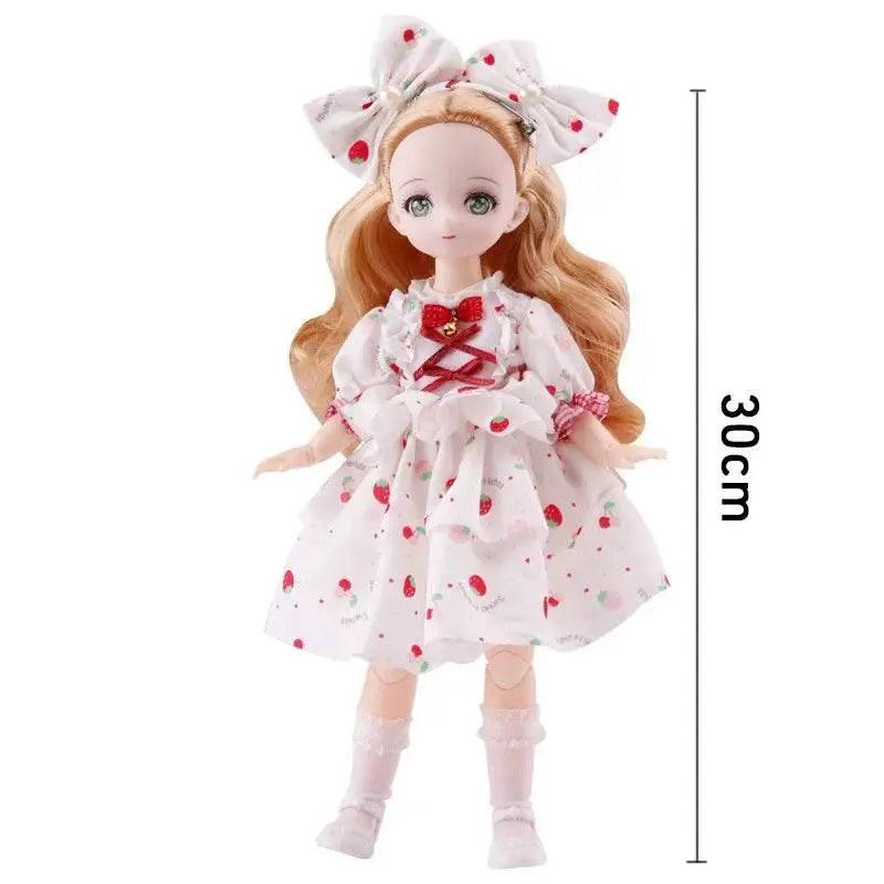  Fashion 30cm 1/6 Anime Bjd Doll Dress Up Toy Gift Kawaii -  ToylandEU™