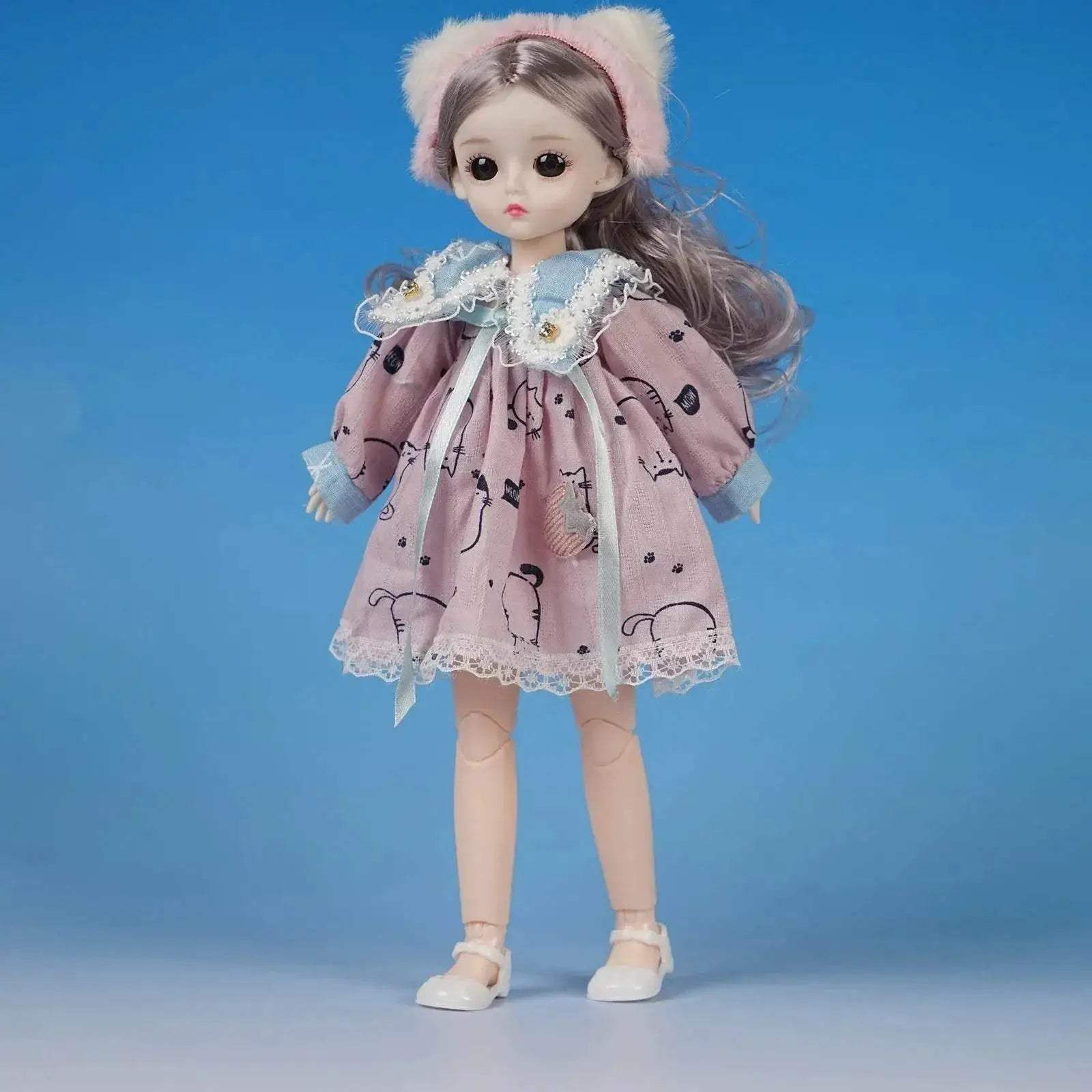 Fashion Doll Toy Kids Toy 1/6 BJD DIY Spherical Joint Doll - ToylandEU