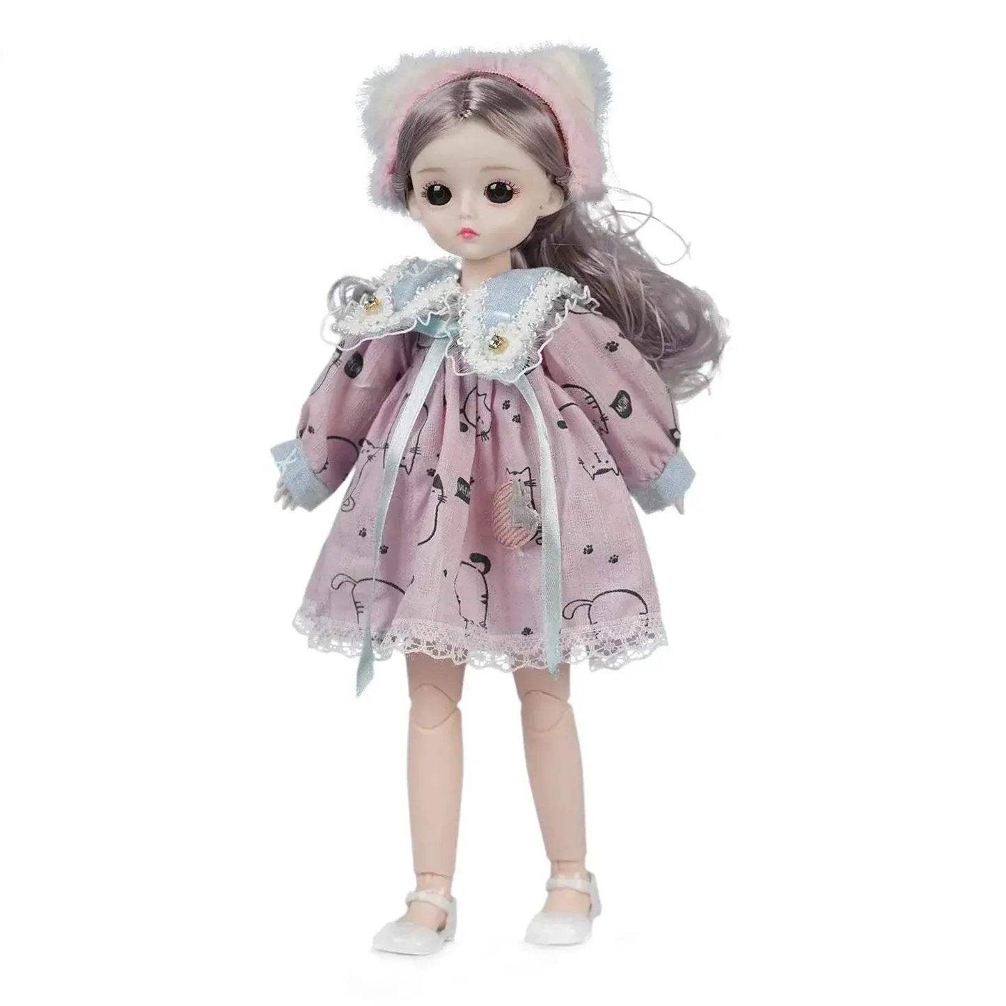 Fashion Doll Toy Kids Toy 1/6 BJD DIY Spherical Joint Doll - ToylandEU