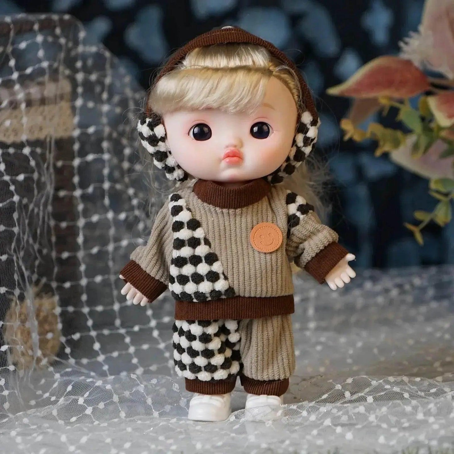  Fashion Doll with Corduroy Outfit and Mint Green Jacket -  ToylandEU™