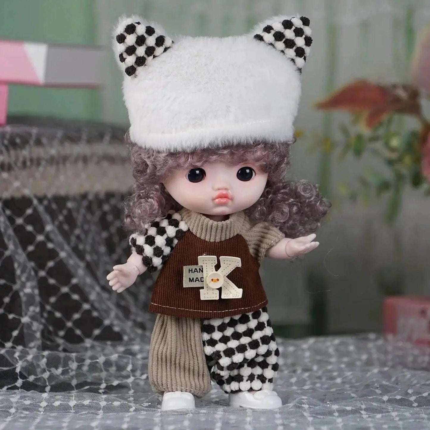  Fashion Doll with Corduroy Outfit and Mint Green Jacket -  ToylandEU™