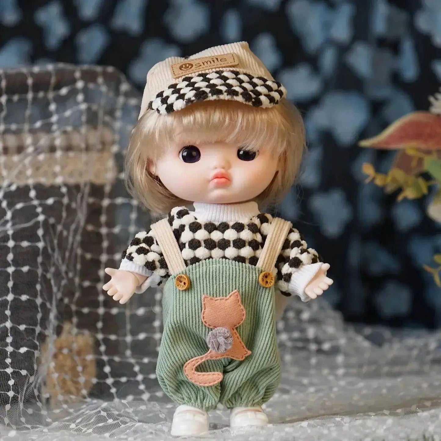  Fashion Doll with Corduroy Outfit and Mint Green Jacket -  ToylandEU™