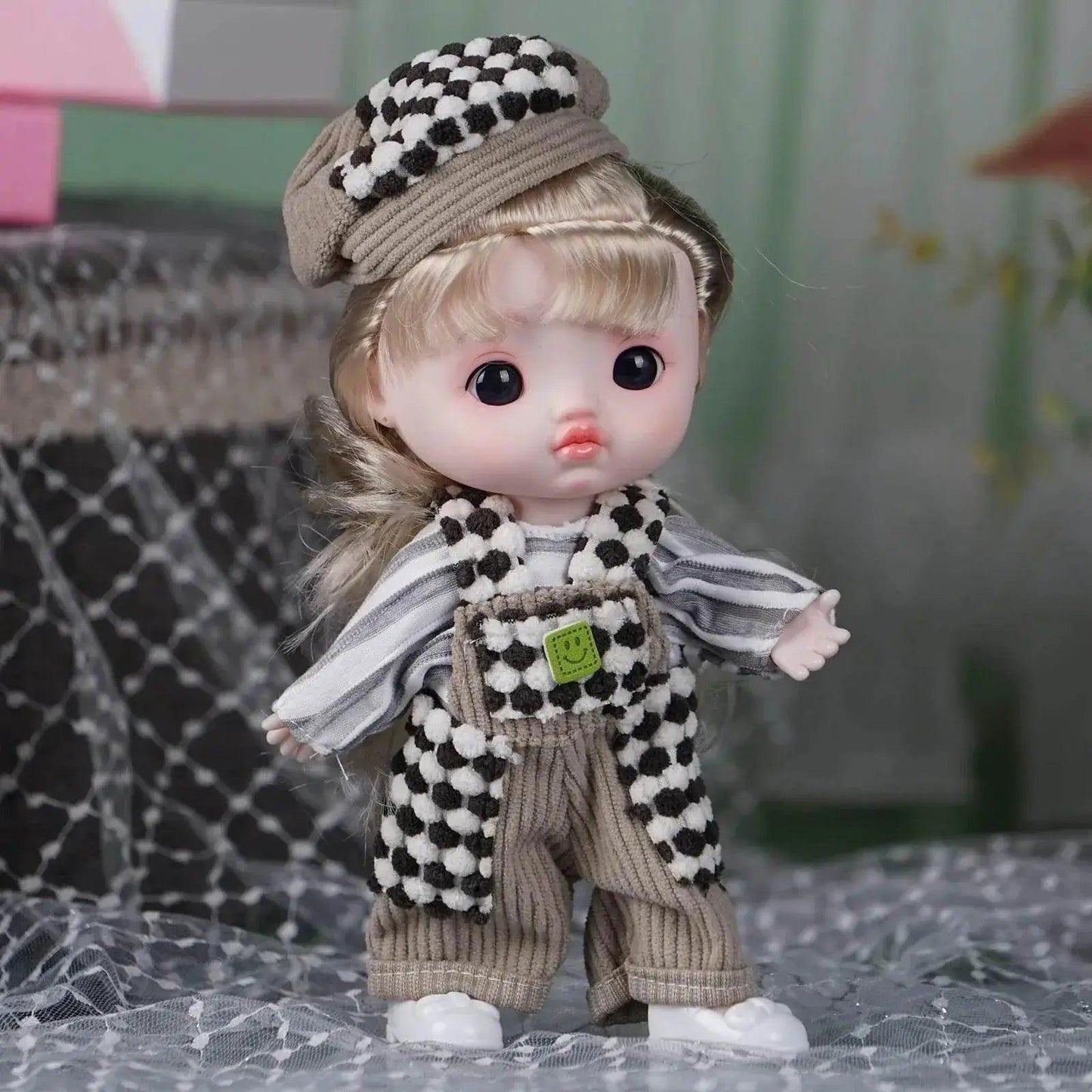  Fashion Doll with Corduroy Outfit and Mint Green Jacket -  ToylandEU™