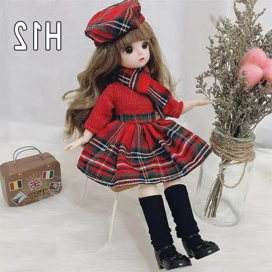 Fashion Full Set Clothes Doll 30cm 1/6 Anime Doll Gift - ToylandEU