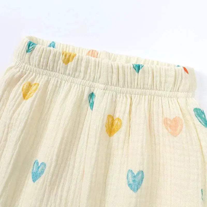 Fashion Girls Mosquito Repellent Pants Linen Elastic Waist Kids Clothes 2-7 Years - ToylandEU