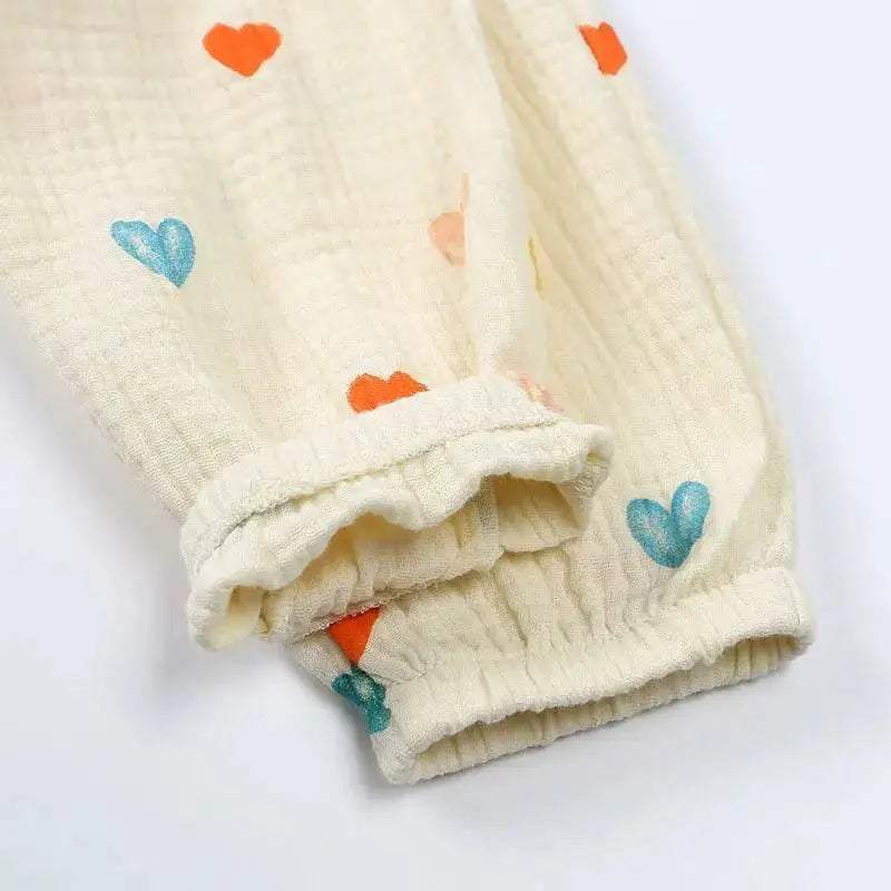 Fashion Girls Mosquito Repellent Pants Linen Elastic Waist Kids Clothes 2-7 Years - ToylandEU