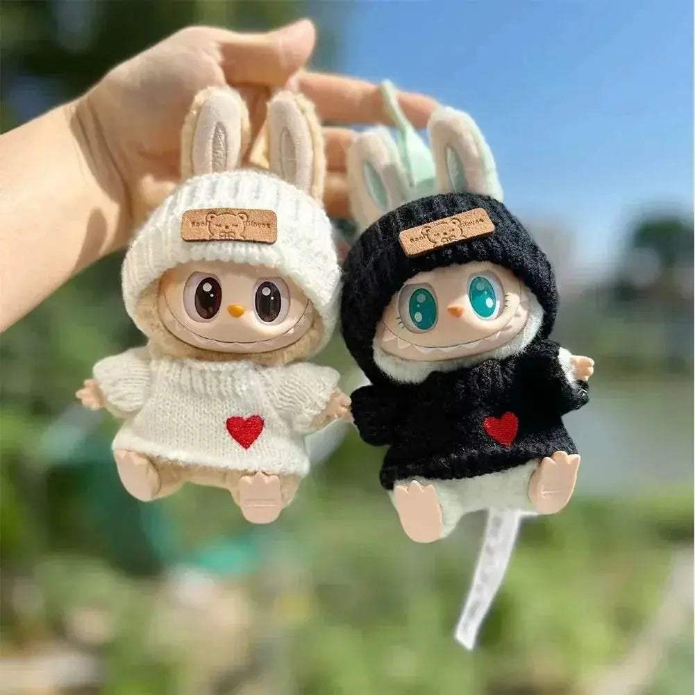 Fashion Hoodies for 17cm Labubu Outfit Dolls Stylish Clothes - ToylandEU
