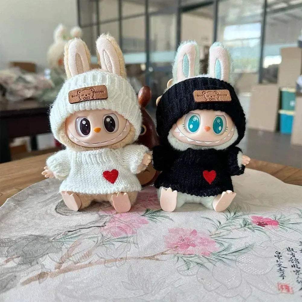 Fashion Hoodies for 17cm Labubu Outfit Dolls Stylish Clothes - ToylandEU