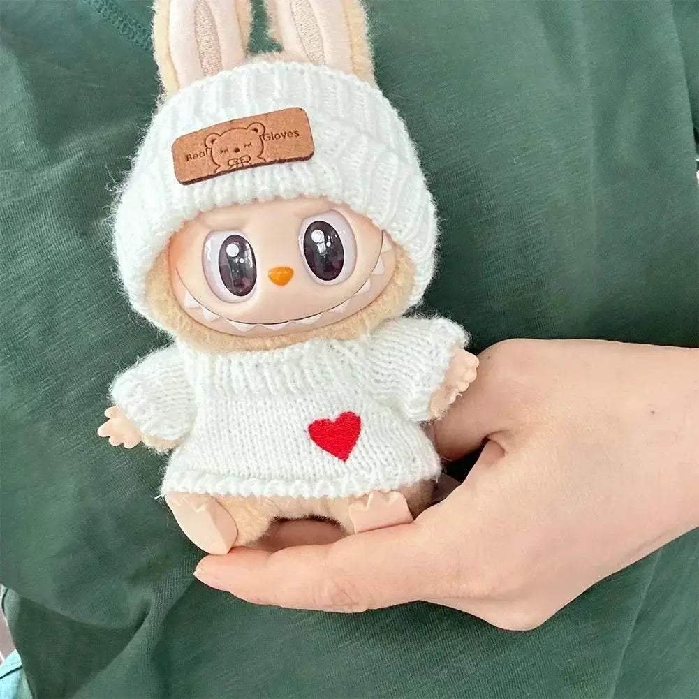Fashion Hoodies for 17cm Labubu Outfit Dolls Stylish Clothes - ToylandEU