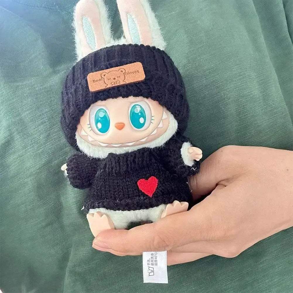 Fashion Hoodies for 17cm Labubu Outfit Dolls Stylish Clothes - ToylandEU