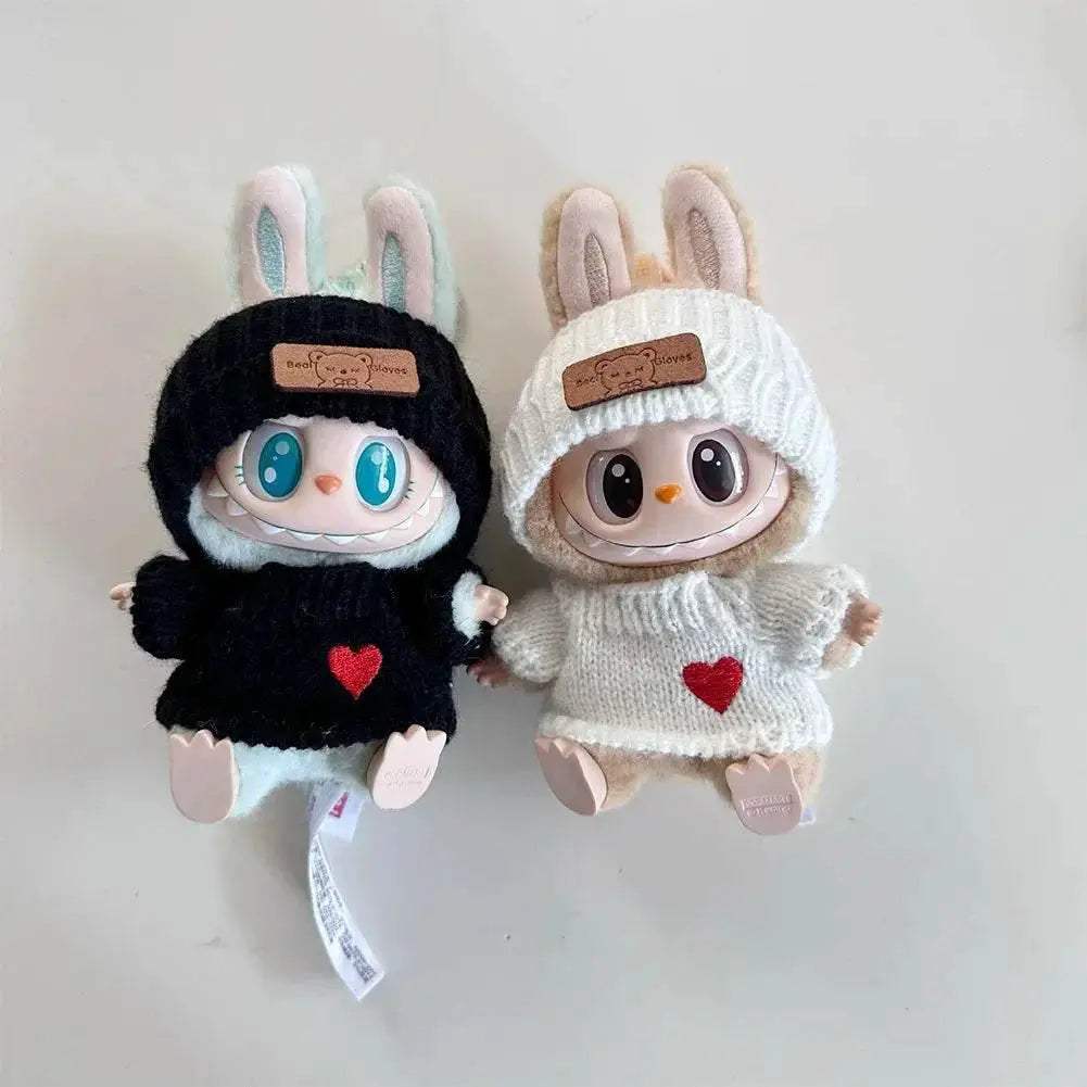 Fashion Hoodies for 17cm Labubu Outfit Dolls Stylish Clothes - ToylandEU