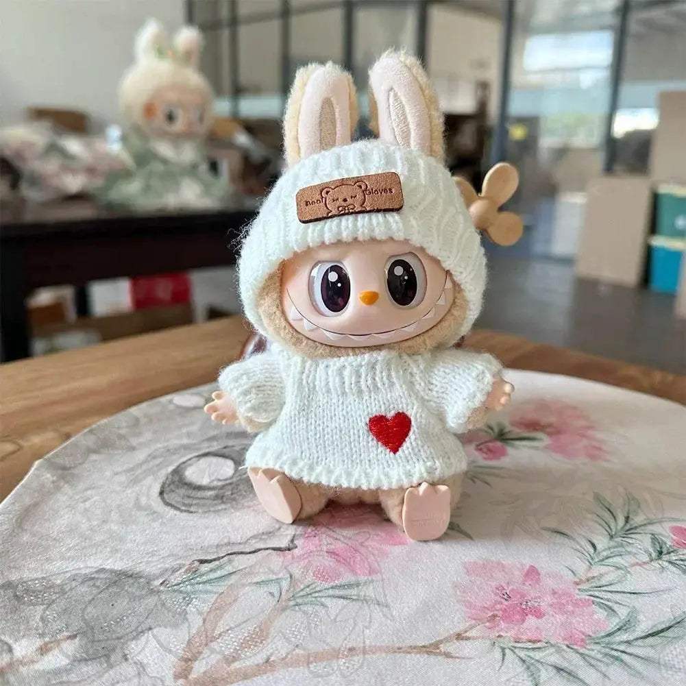 Fashion Hoodies for 17cm Labubu Outfit Dolls Stylish Clothes - ToylandEU