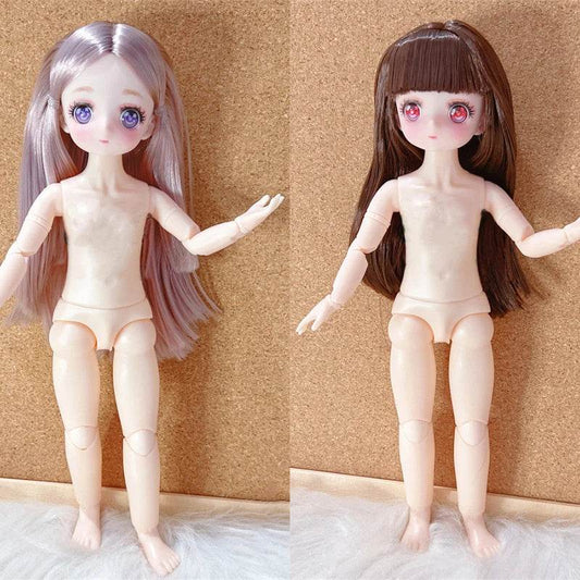 Fashion Princess 1/6 Anime Doll & Stylish Costume Replacement Set - ToylandEU