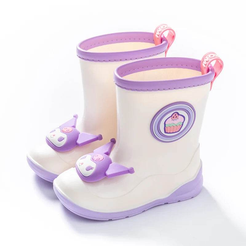 Fashion Rain Boots Lovely Cartoon Design For Kids 7 To 13 - ToylandEU