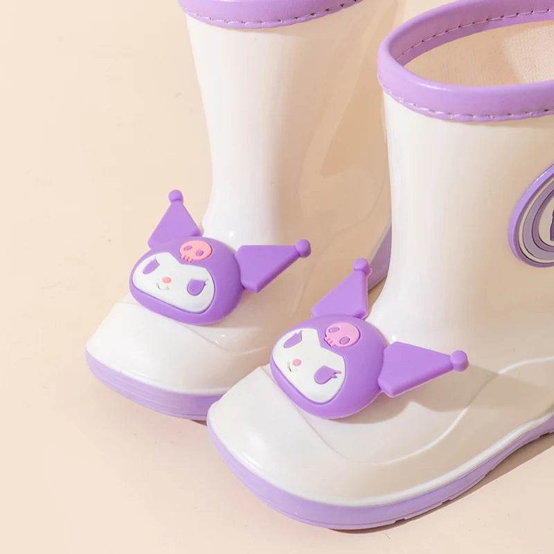 Fashion Rain Boots Lovely Cartoon Design For Kids 7 To 13 - ToylandEU