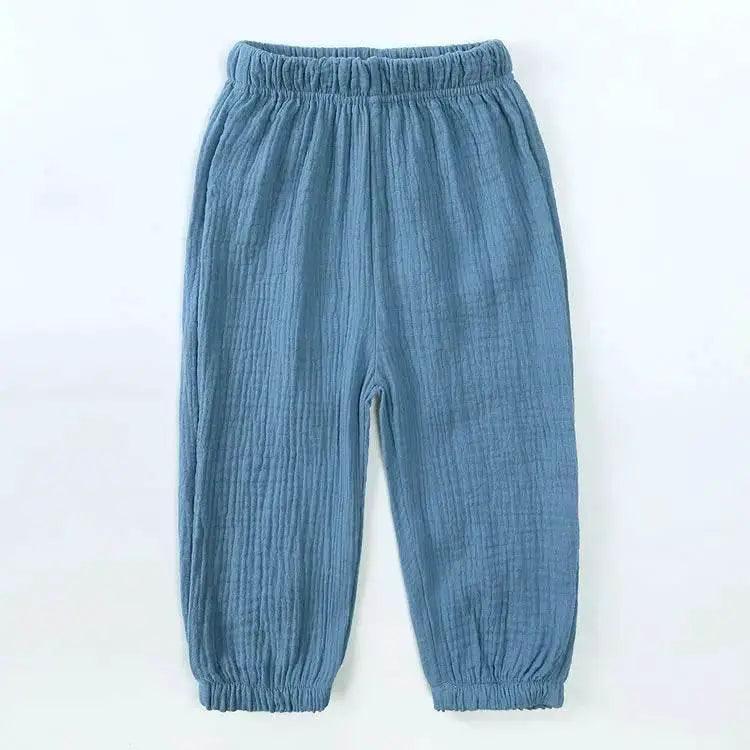  Fashion Solid Color Kids Pants Elastic Waist 2-7 Years -  ToylandEU™
