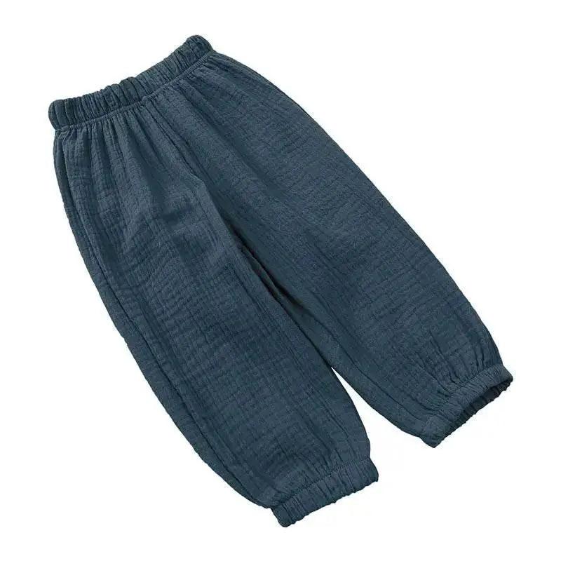  Fashion Solid Color Kids Pants Elastic Waist 2-7 Years -  ToylandEU™