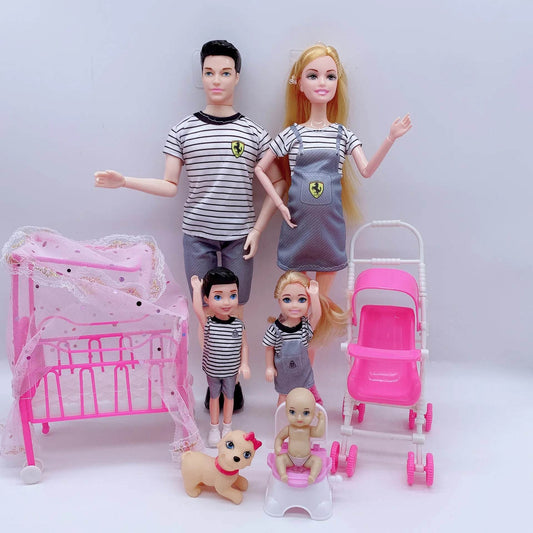 Fashionable Doll Stroller Set Cute For Eleven Inch Dolls - ToylandEU