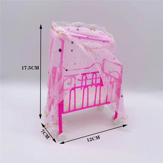 Fashionable Doll Stroller Set Cute For Eleven Inch Dolls - ToylandEU