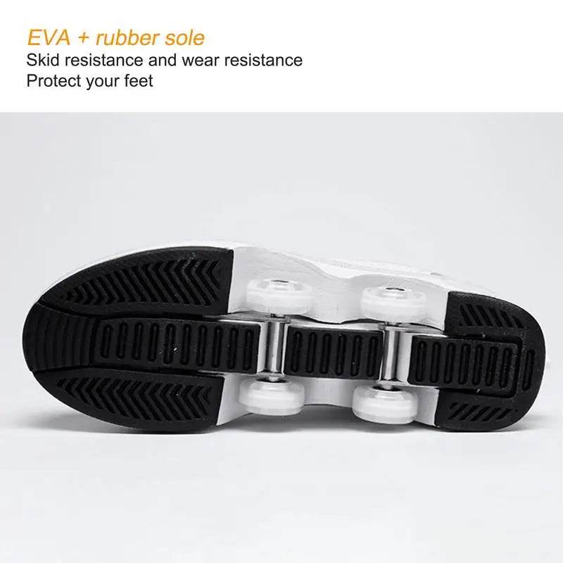 Fashionable LED Roller Skates for Kids and Adults - Casual 4-Wheel Sneakers for Boys and Girls, Perfect Gift for Active Play - ToylandEU