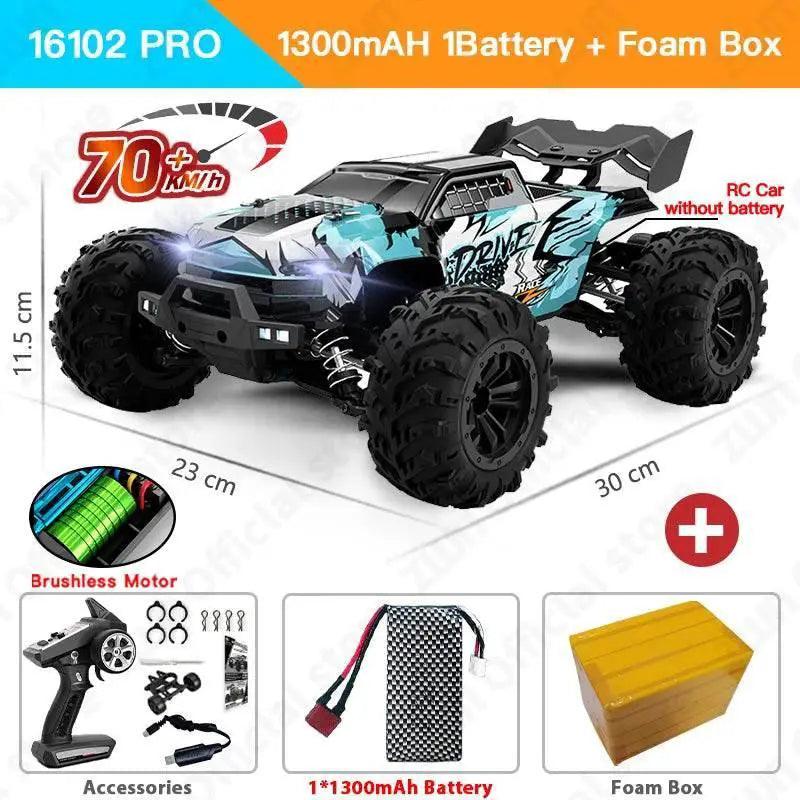  Fast 4WD RC Car with LED Lights for Kids - Toyland EU -  ToylandEU™
