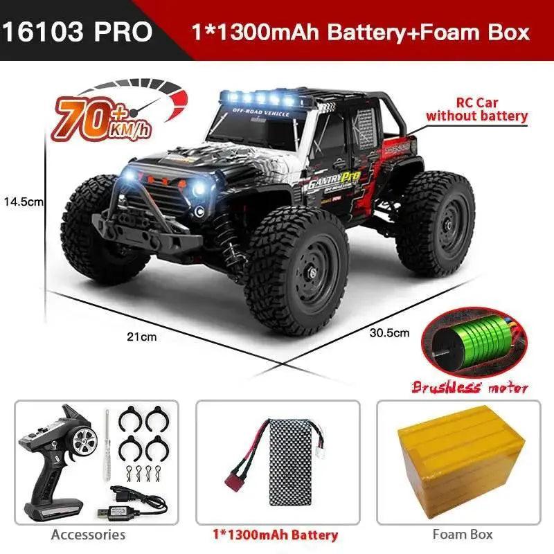  Fast 4WD RC Car with LED Lights for Kids - Toyland EU -  ToylandEU™