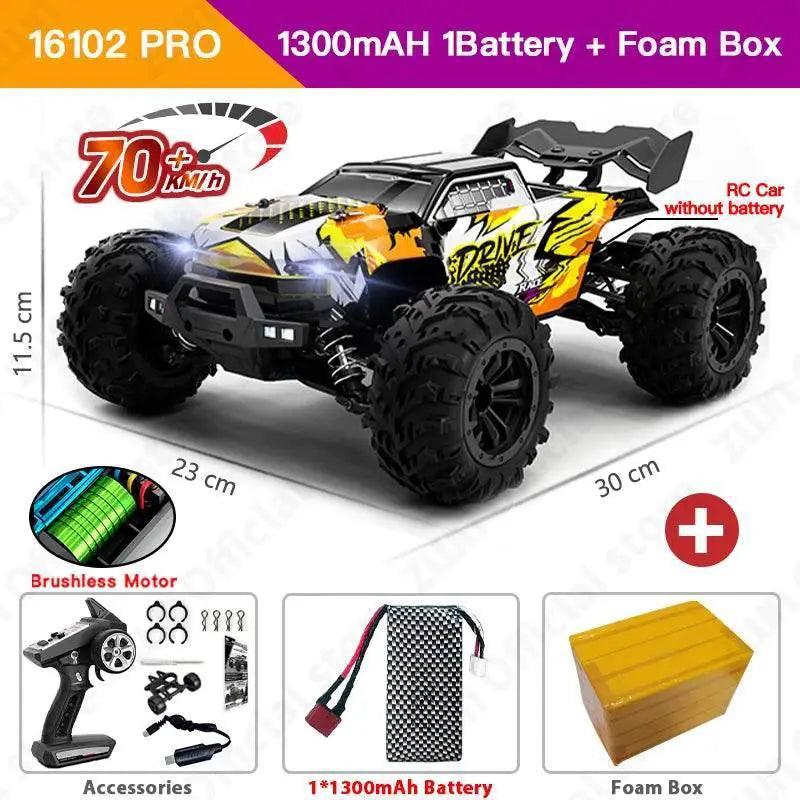  Fast 4WD RC Car with LED Lights for Kids - Toyland EU -  ToylandEU™
