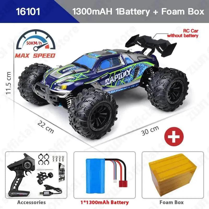  Fast 4WD RC Car with LED Lights for Kids - Toyland EU -  ToylandEU™