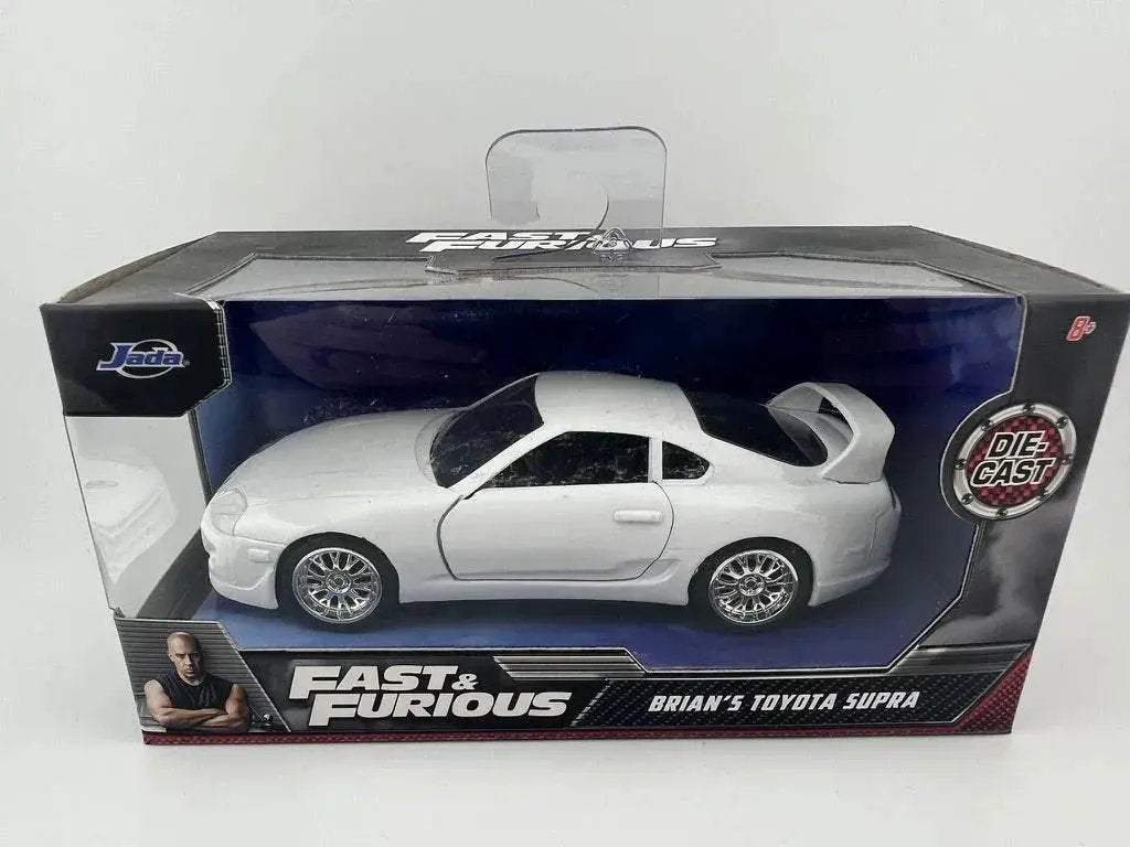 Fast And Furious Toyota Supra Diecast 1 32 Scale White - ToylandEU