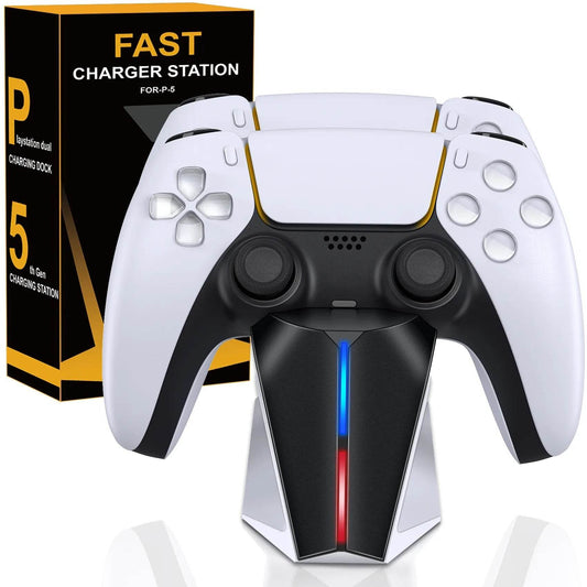 Fast Charging PS5 Controller Dock – Unique Spaceship Design & LED Indicators - ToylandEU