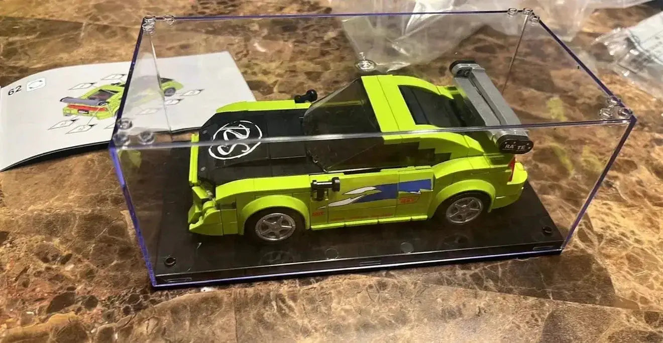 Fast And Furious Green Eclipse Building Set Realistic Sports Car - Toys Galore LLC