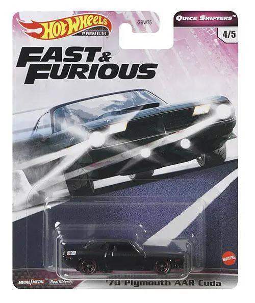 Hot Wheels Fast And Furious Premium GT Vehicle Cuda 1970 - ToylandEU