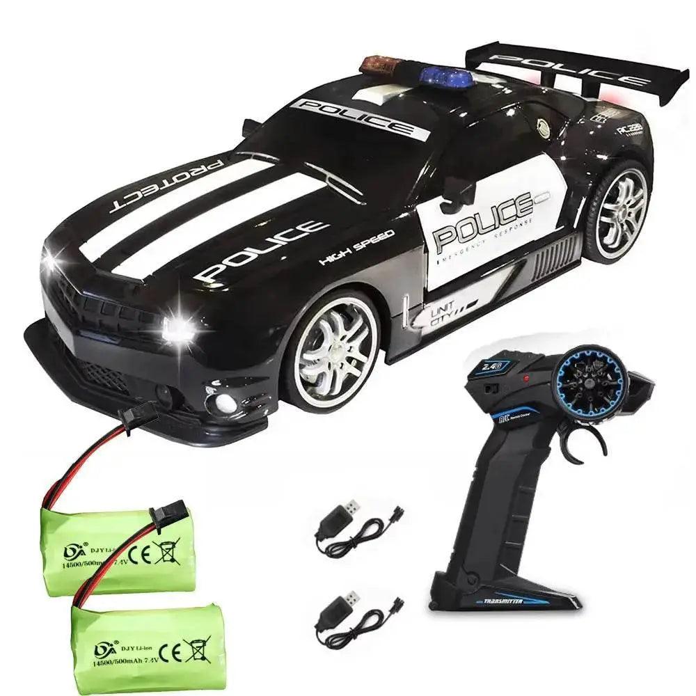  Fast Police RC Car 4 Channel Remote Control Toyland EU -  ToylandEU™