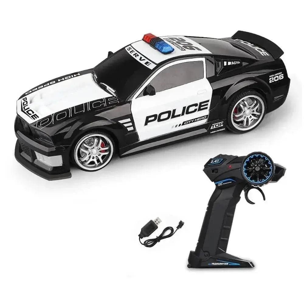  Fast Police RC Car 4 Channel Remote Control Toyland EU -  ToylandEU™