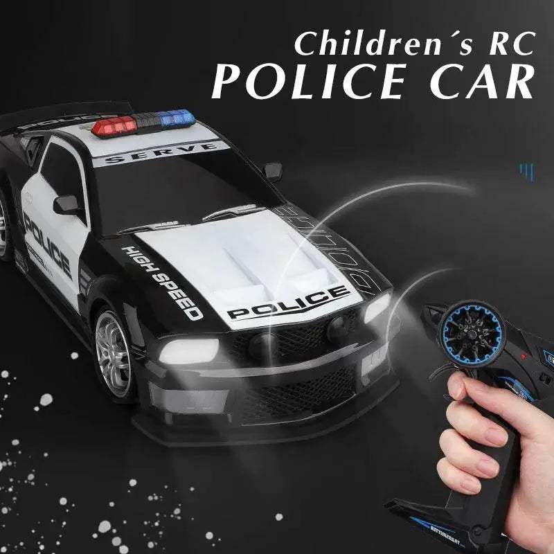  Fast Police RC Car 4 Channel Remote Control Toyland EU -  ToylandEU™
