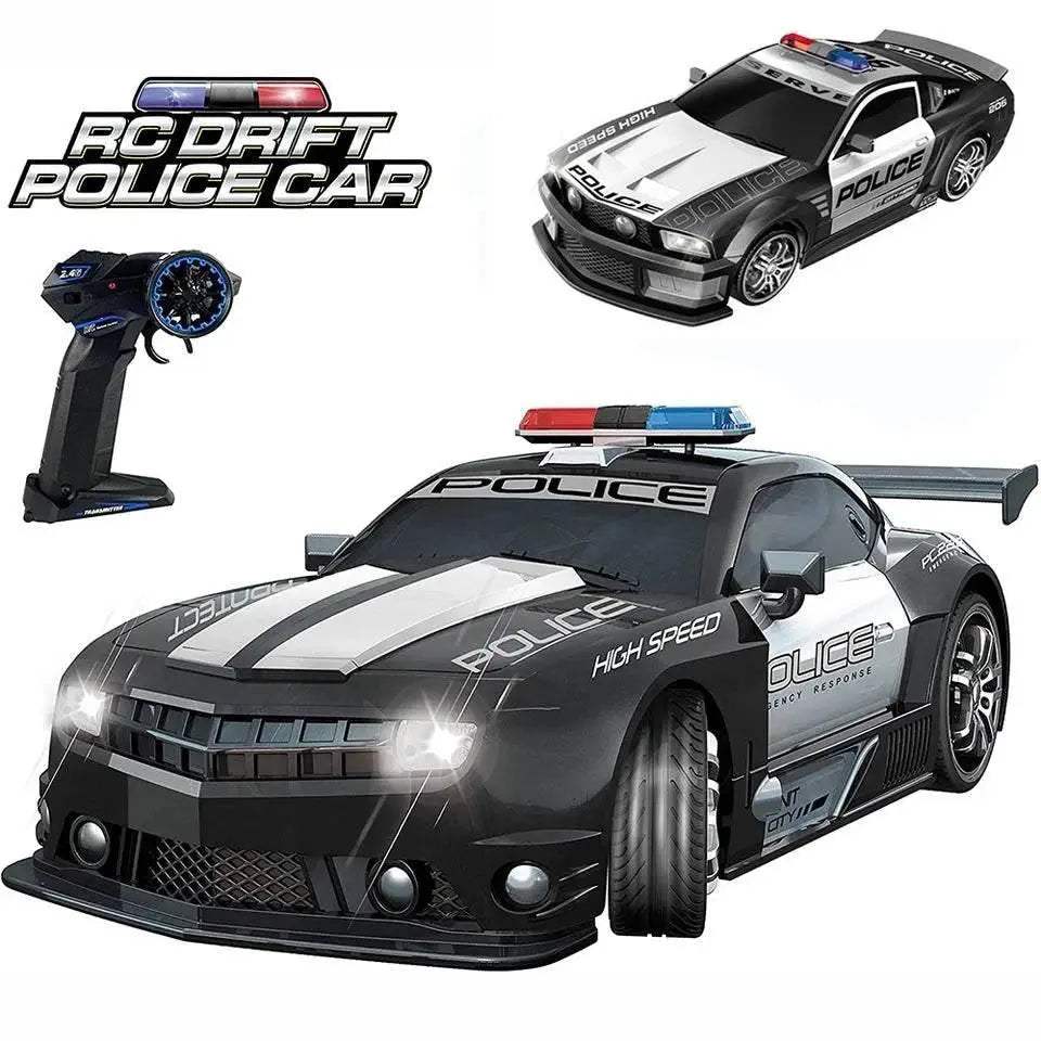  Fast Police RC Car 4 Channel Remote Control Toyland EU -  ToylandEU™
