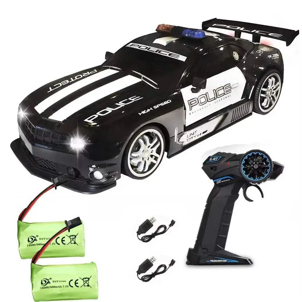  Fast Police RC Car 4 Channel Remote Control Toyland EU -  ToylandEU™