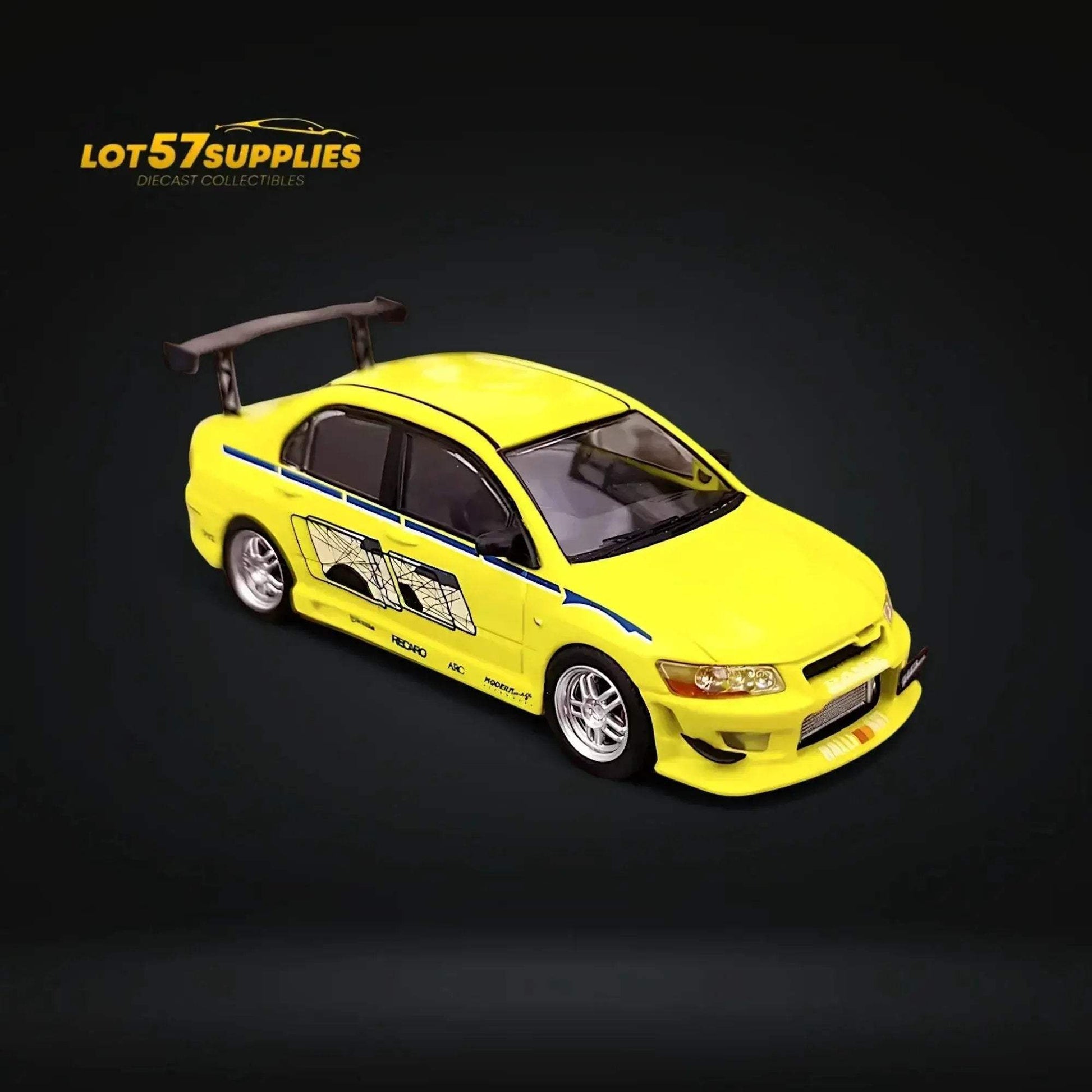 Fast Speed Mitsubishi Lancer Evolution EVO VII FNF Green Livery Figure Version 1:64 - ToylandEU