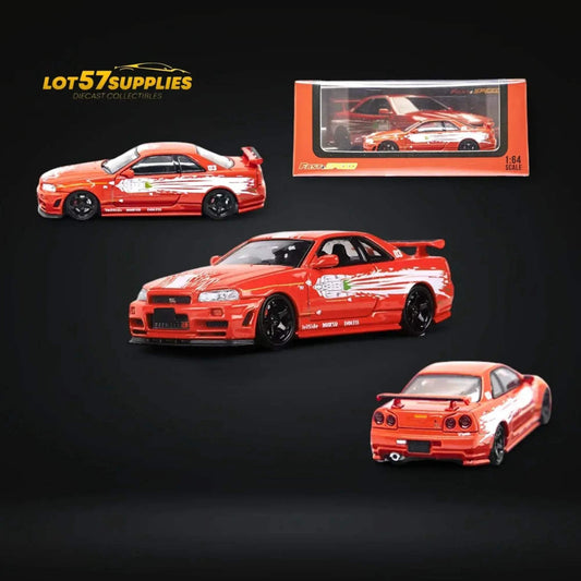  Nissan GT-R R34 Diecast Z Tune 1 64 Limited Edition -  ToylandEU™