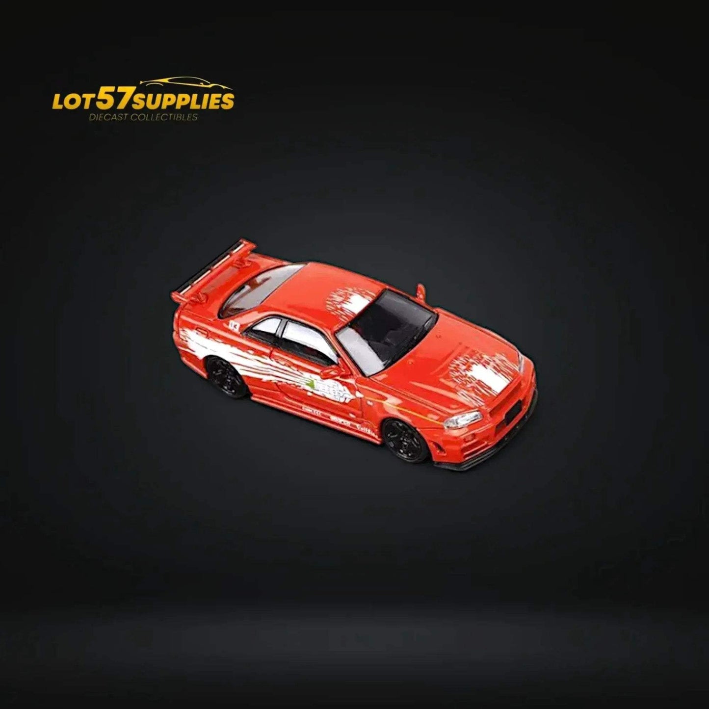 Fast Speed Skyline GT-R R34 Z-Tune FNF Red Livery 1:64 - ToylandEU