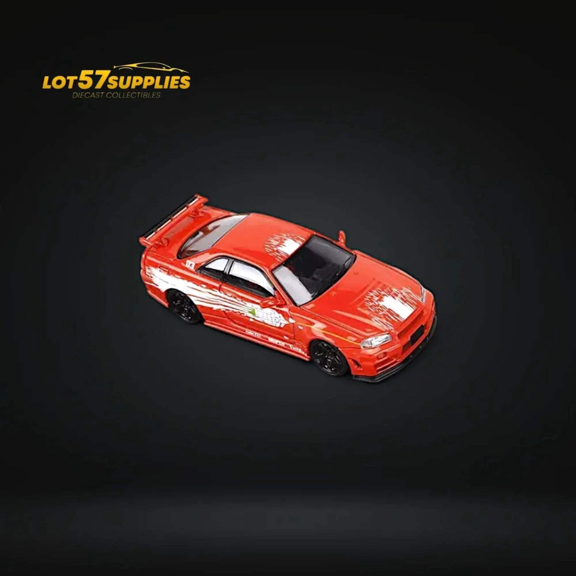 Fast Speed Skyline GT-R R34 Z-Tune FNF Red Livery 1:64 - ToylandEU