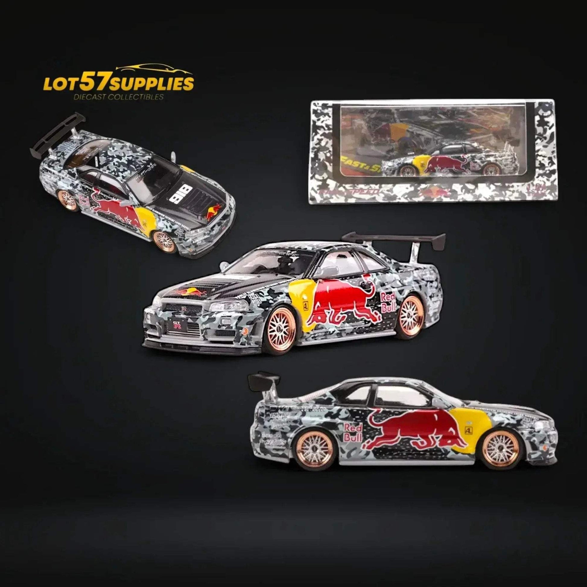 Fast Speed Nissan Skyline GT-R R34 Z-Tune RB Livery 1:64 - ToylandEU