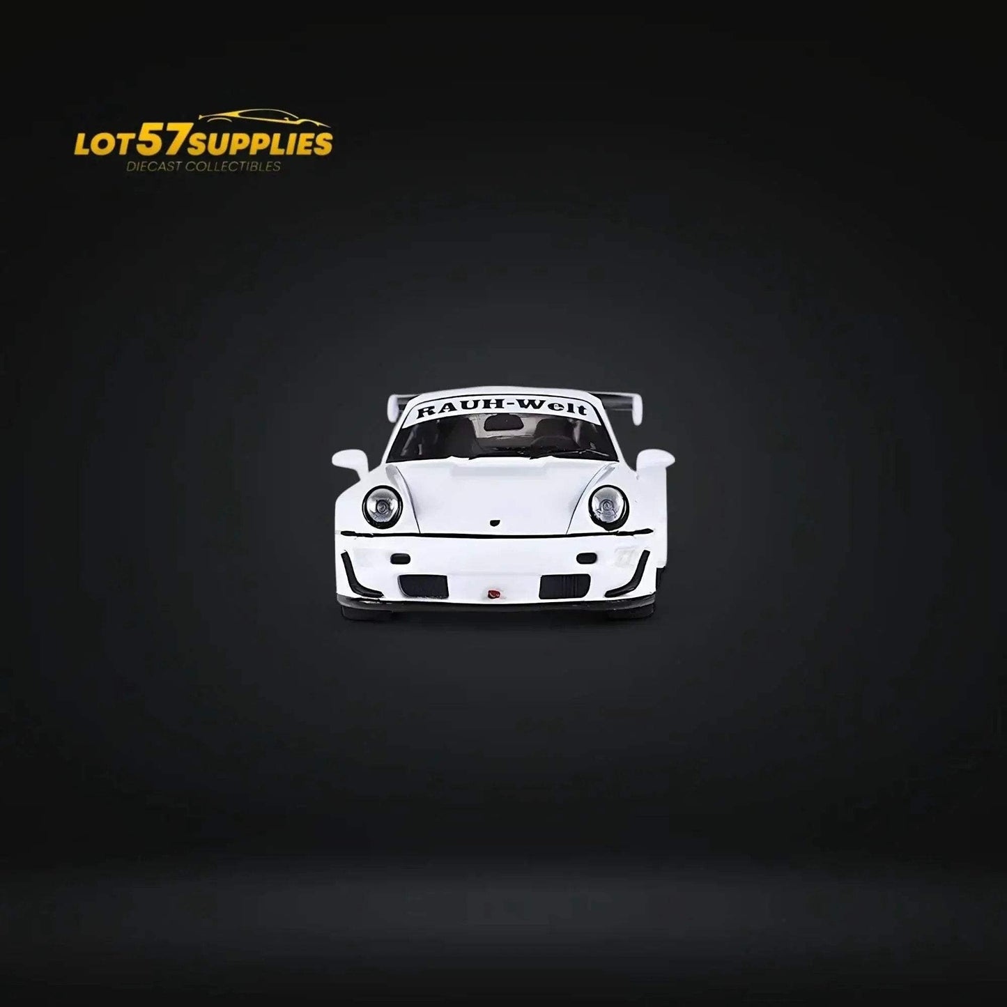 Fast Speed Porsche 964 RWB Widebody DREAMCATCHER GT Version Rear Wing in White 1:64 - ToylandEU
