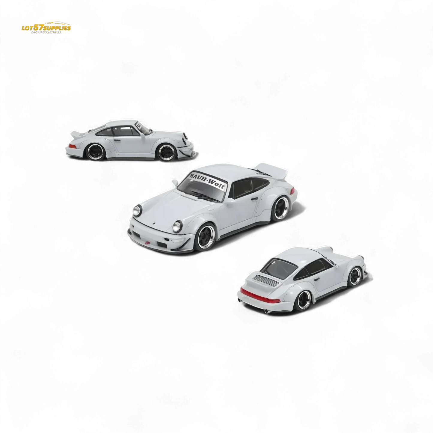 Fast Speed FS Rauh-Welt RWB964 Wide-Body Duck Wing - Grey 1:64 - ToylandEU