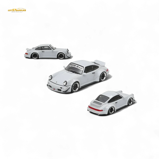  Fast Speed RWB 964 Wide-Body Duck Wing Grey 1:64 -  ToylandEU™