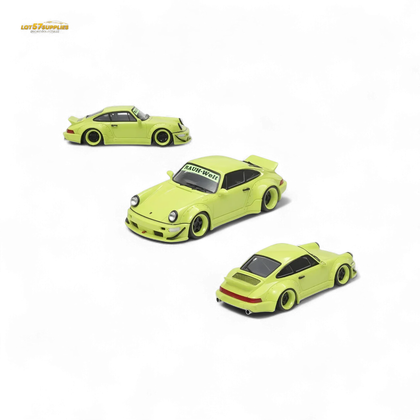 Fast Speed FS Rauh-Welt RWB964 Wide-Body Duck Wing - Green 1:64 - ToylandEU