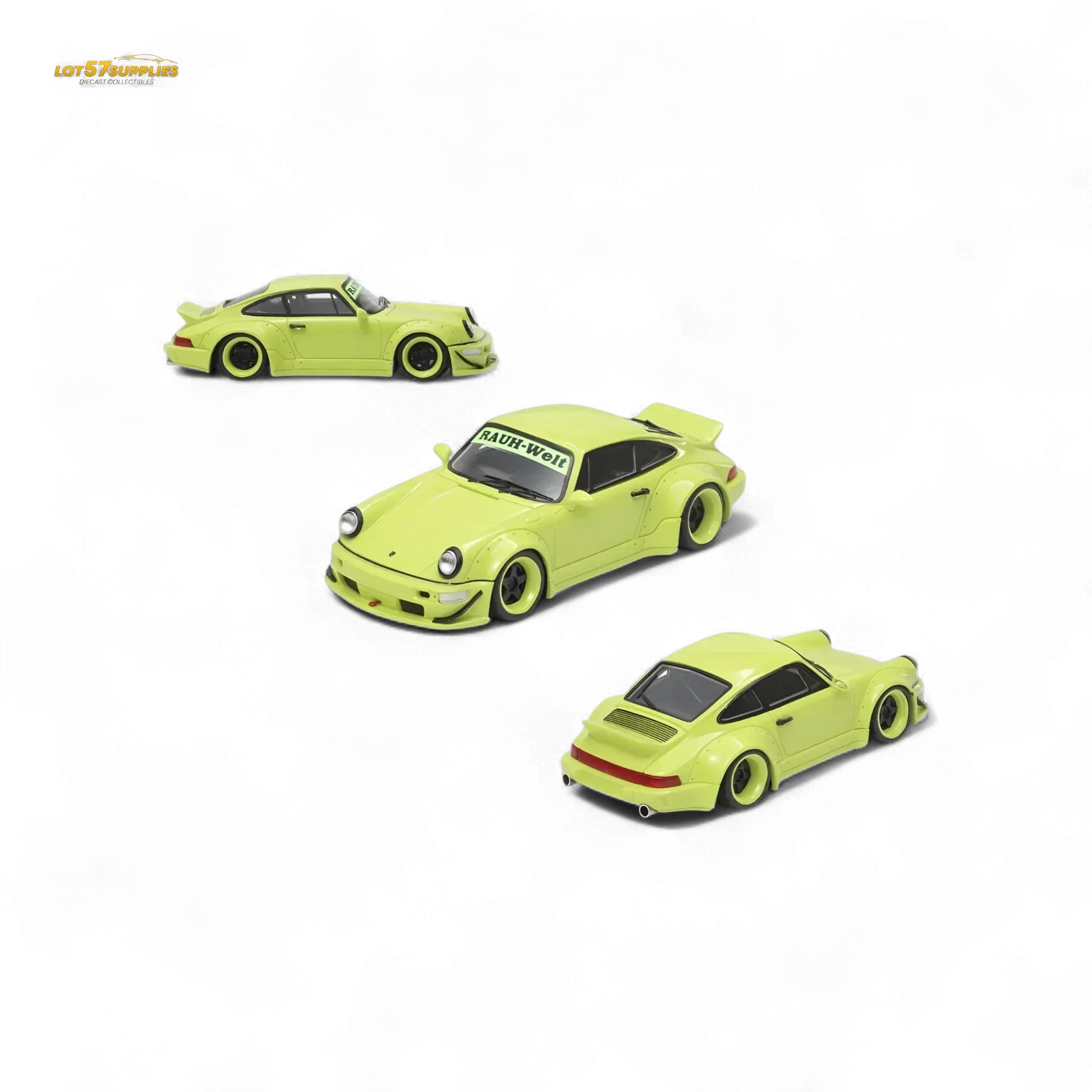 Fast Speed FS Rauh-Welt RWB964 Wide-Body Duck Wing - Green 1:64 - ToylandEU