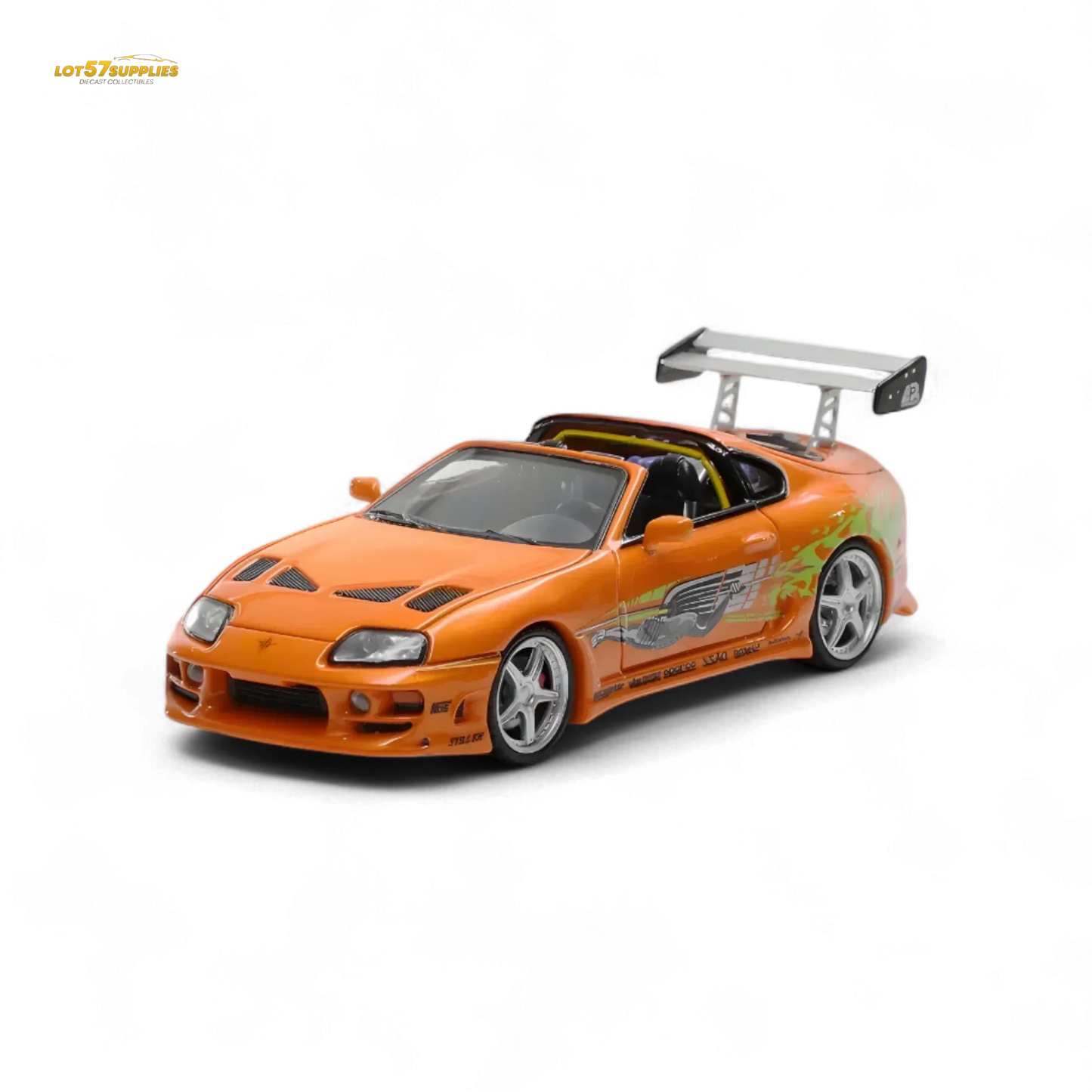 Fast Speed Supra Targa 4th Generation Bomex Version - FNF Orange Ordinary 1:64 - ToylandEU